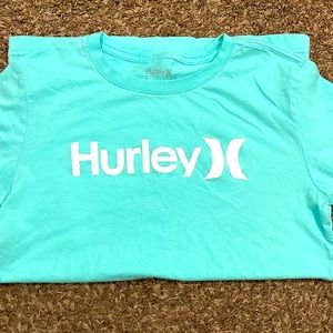 Hurley T-shirt aqua blue youth XL